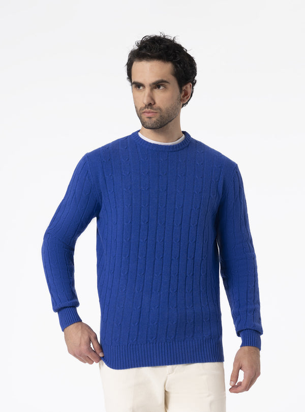 Jersey de cuello redondo de lana cashmere - Nordland
