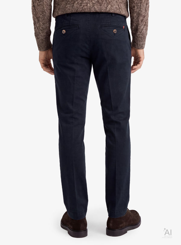 Pantalone Chinos Uomo in Misto Cotone