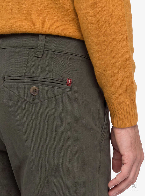 Pantalone Chinos Uomo in Misto Cotone