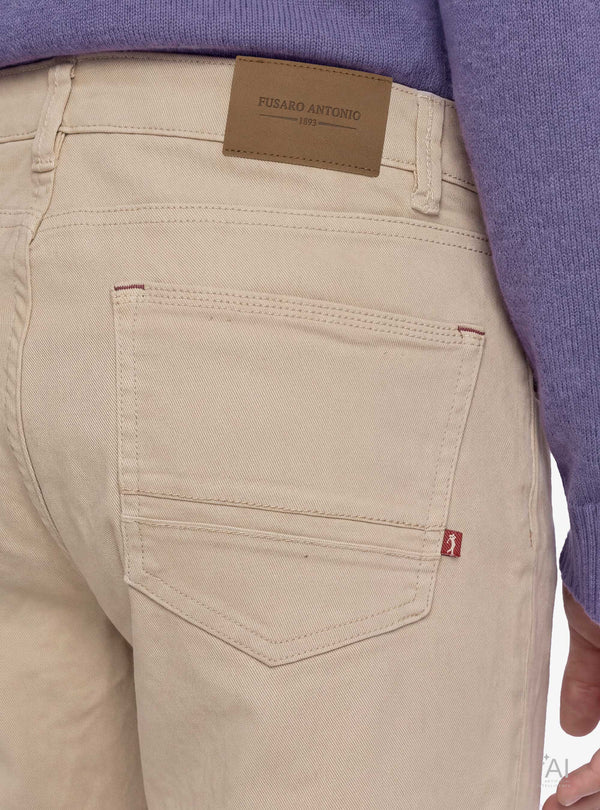 Pantalone Uomo 5 Tasche in Misto Cotone