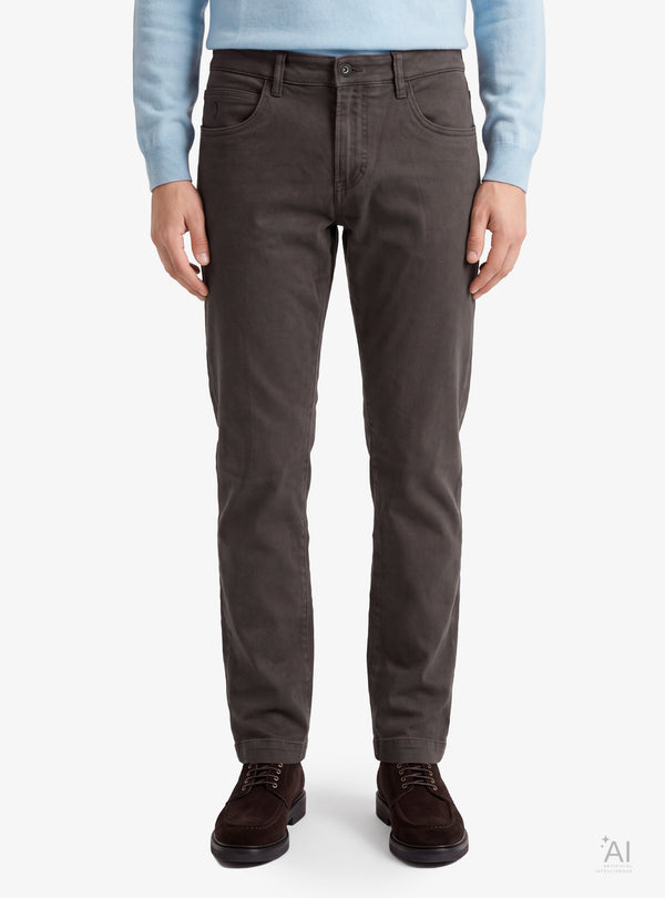 Pantalone Uomo 5 Tasche in Misto Cotone
