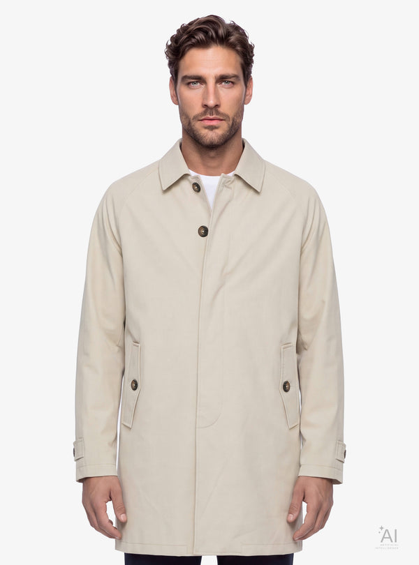 Caban Uomo in Nylon Impermeabile