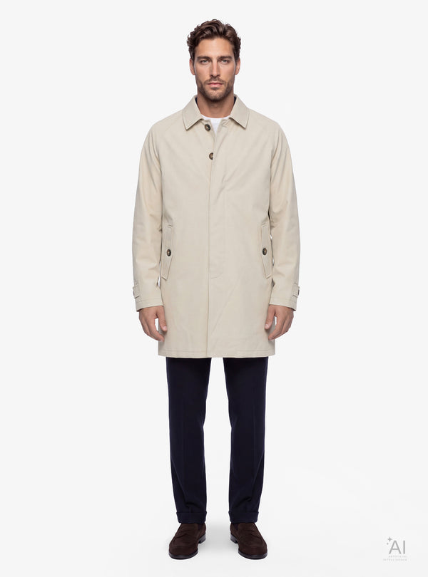 Caban Uomo in Nylon Impermeabile