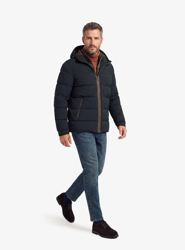 Piumino Uomo in Nylon con Pettorina
