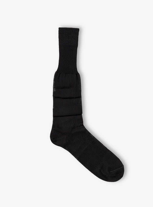 Calza Uomo Tinta Unita in Filo di Scozia