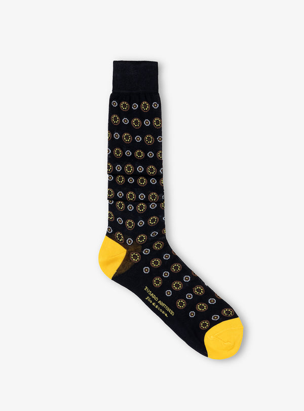 Calza Uomo Fantasia in Filo di Scozia