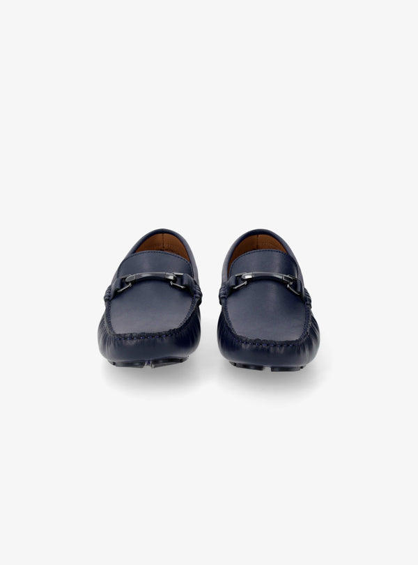 Mocassino Uomo Fibbia in Pelle