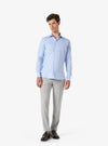 Camicia Regular in cotone con collo tagliato - Marine