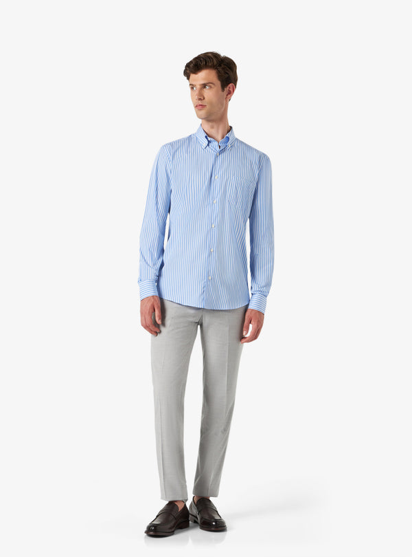 Cotton button -down shirt - Augustus
