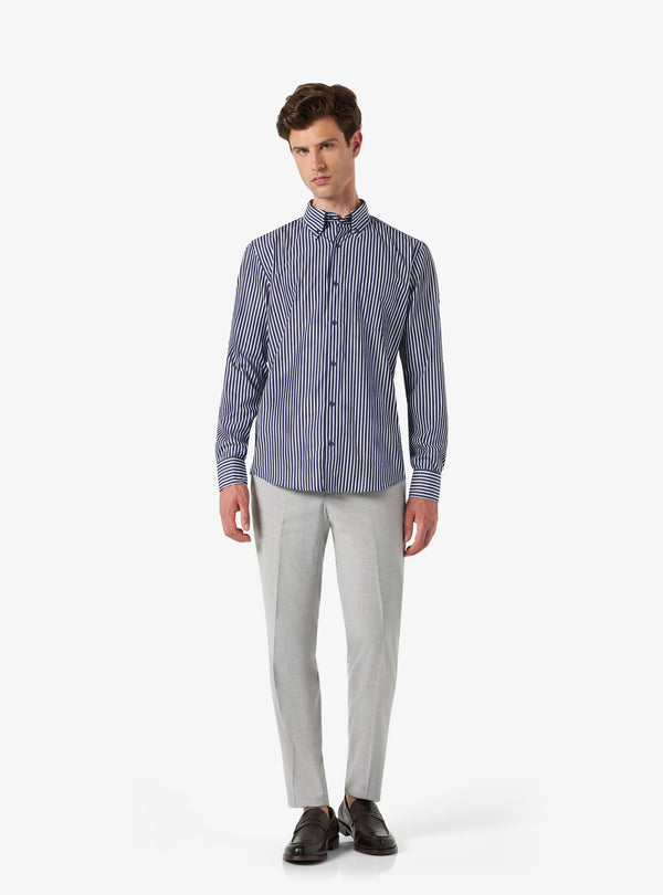 Cotton button -down shirt - Augustus