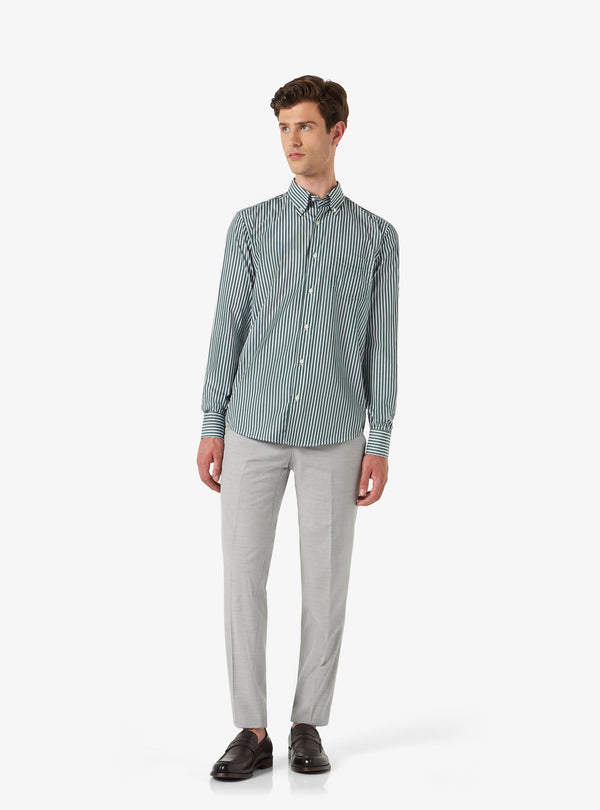Cotton button -down shirt - Augustus