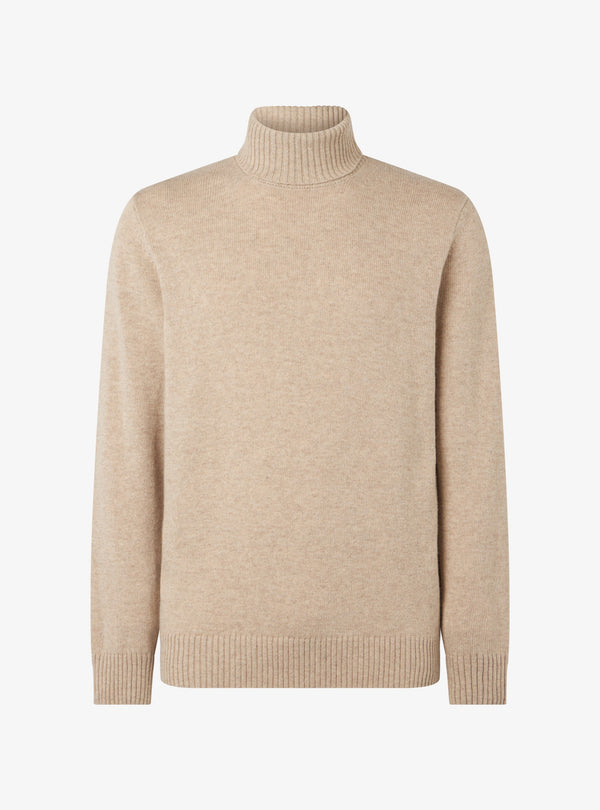 Jersey de cuello alto de Lana Cashmere - Marlon