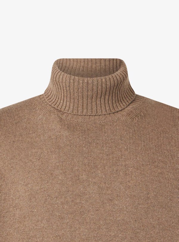 Jersey de cuello alto de Lana Cashmere - Marlon