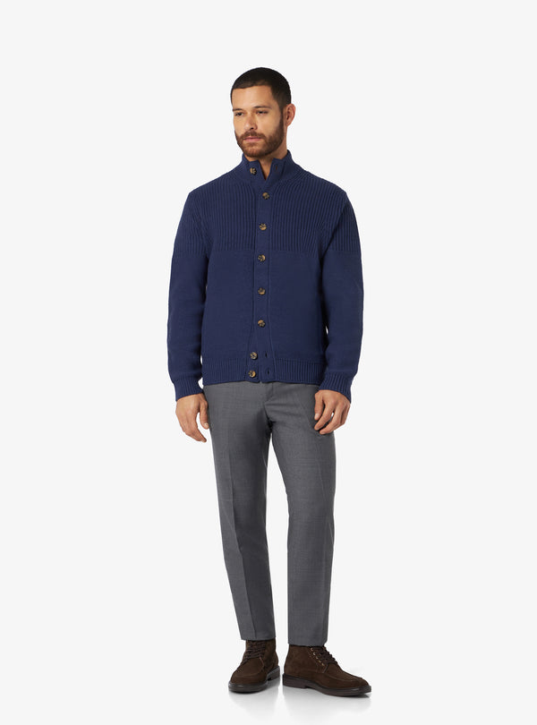 Cárdigan Canalé Inglés con Cierre de Botones - Clark