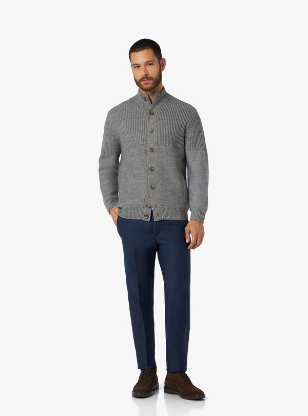 Cárdigan Canalé Inglés con Cierre de Botones - Clark