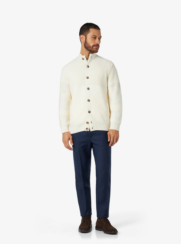 Cárdigan Canalé Inglés con Cierre de Botones - Clark