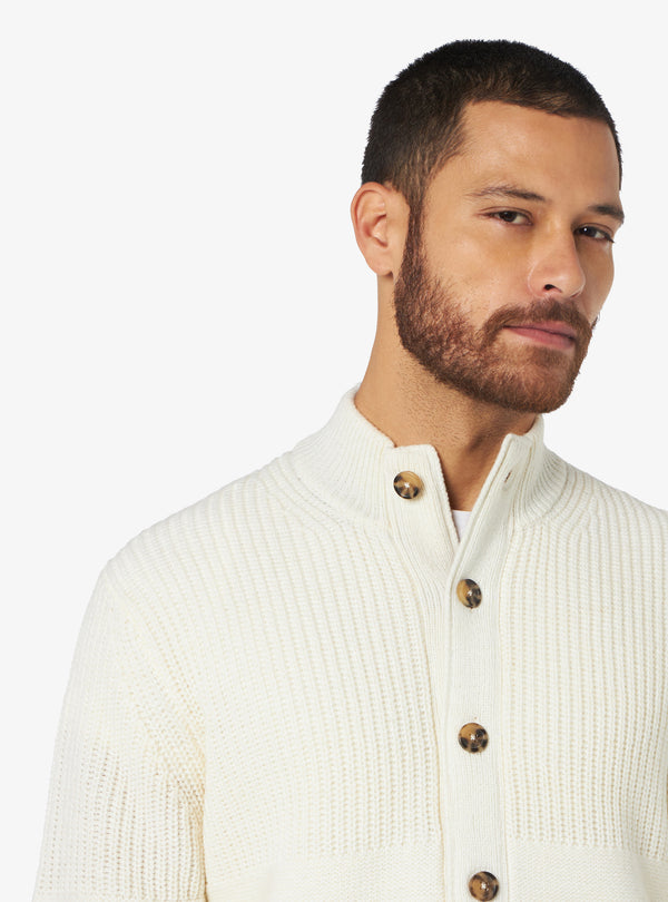 Cárdigan Canalé Inglés con Cierre de Botones - Clark