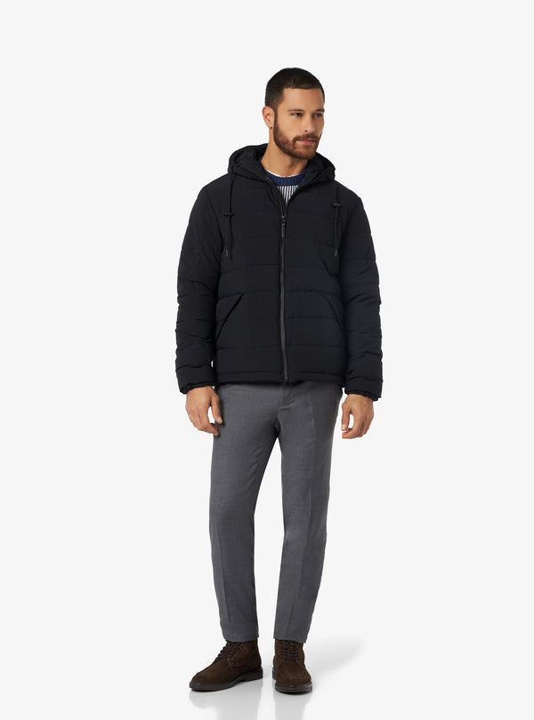 Cazadora bomber de nailon con capucha - Silas