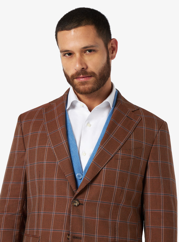 Prince of Wales Jacket in Mixed Lana - Charlton