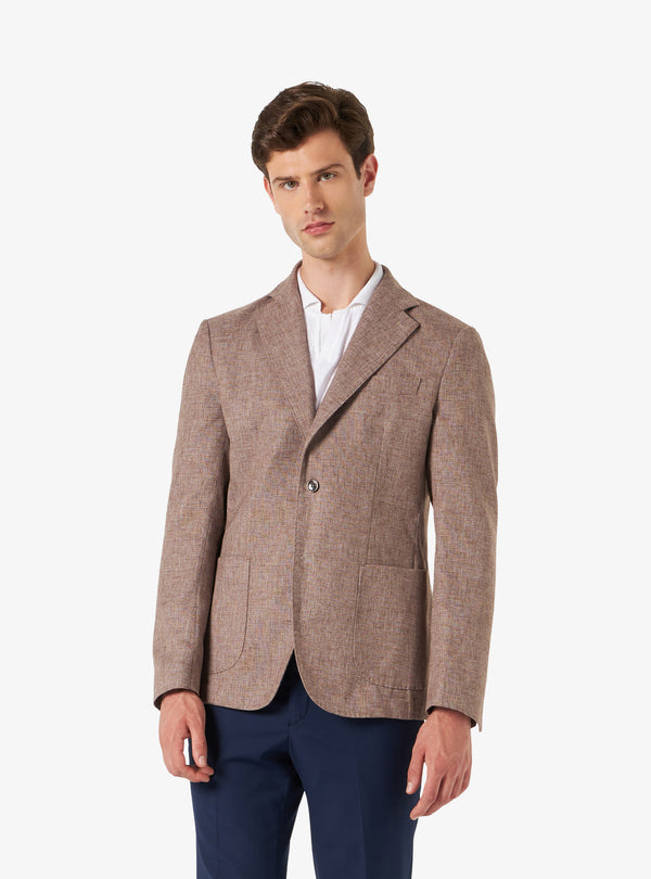 Cotton linen flake jacket - Summer