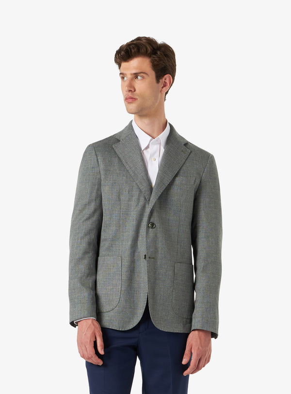 Cotton linen flake jacket - Summer