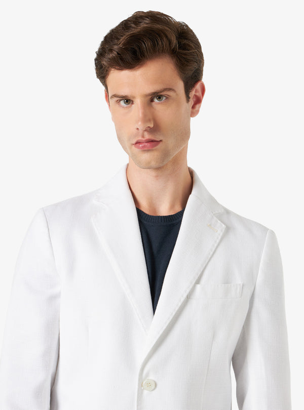 Cotton linen flake jacket - Summer