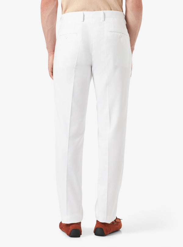 Pantalone classico in lino cotone - Sun - Fusaro Antonio dal 1893