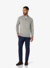 Maglia mezza zip in lana e cashmere - barclay