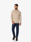 Maglia mezza zip in lana e cashmere - barclay