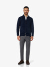 Cashmere wool shirt with whole zip closure - Colton