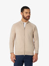 Cashmere wool shirt with whole zip closure - Colton