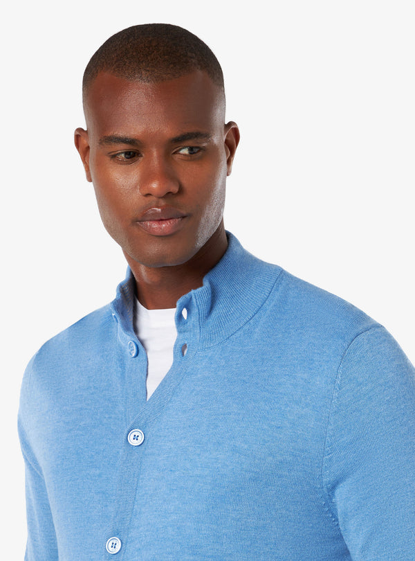 Cardigan con Bottoni in Lana Cashmere - Abdou