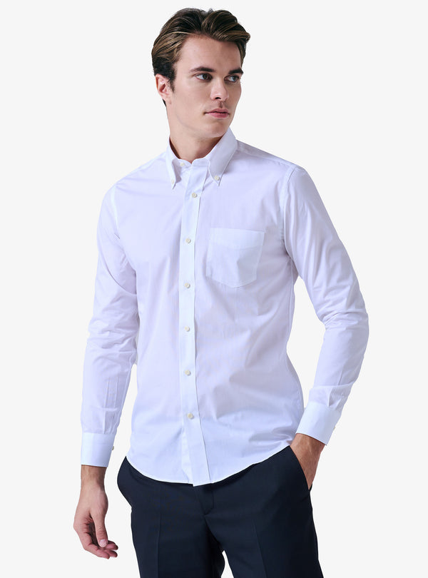 Camisa con botones de algodón - Partenope