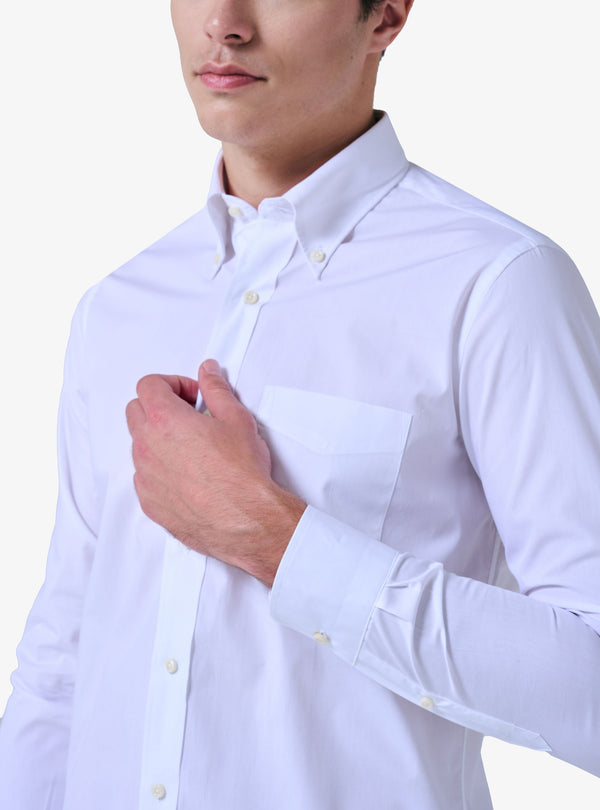 Camisa con botones de algodón - Partenope