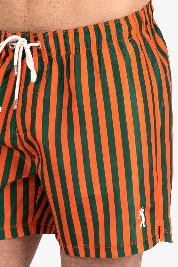 ARANCIO A RIGHE VERDI