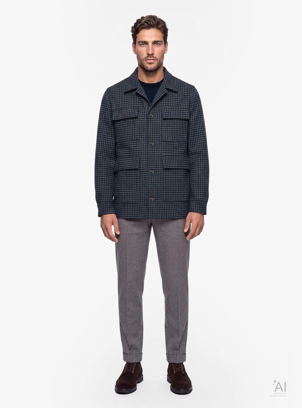 Over Jacket Uomo in Lana