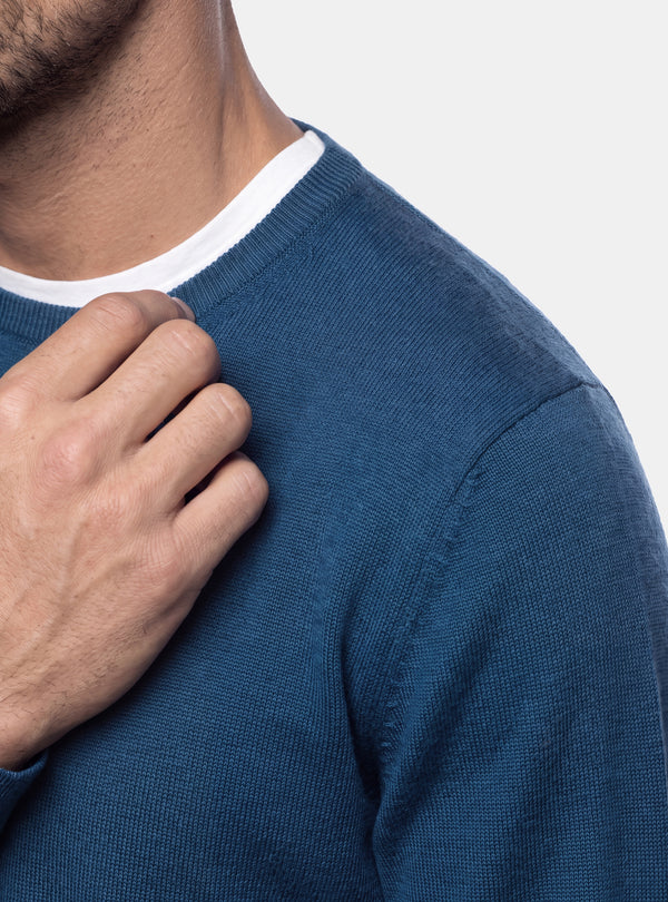 Maglione Uomo Girocollo in Lana Merinos