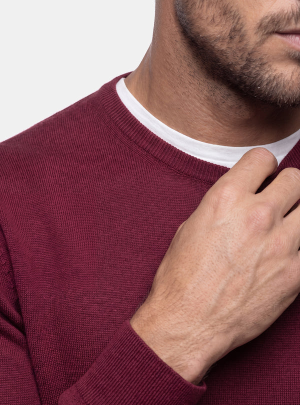 Maglione Uomo Girocollo in Lana Merinos