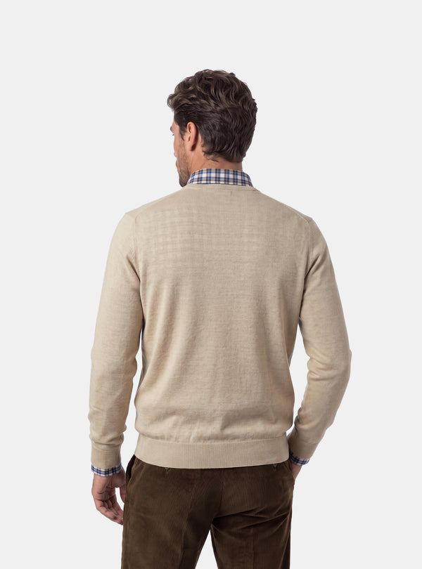 Maglione Uomo Girocollo in Lana Merinos