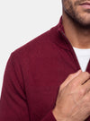 Cardigan Uomo Zip Intera in Lana Merinos