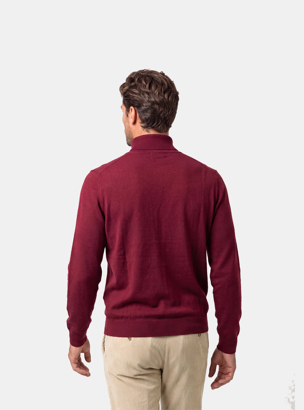 Maglione Uomo Collo Alto in Lana Merinos