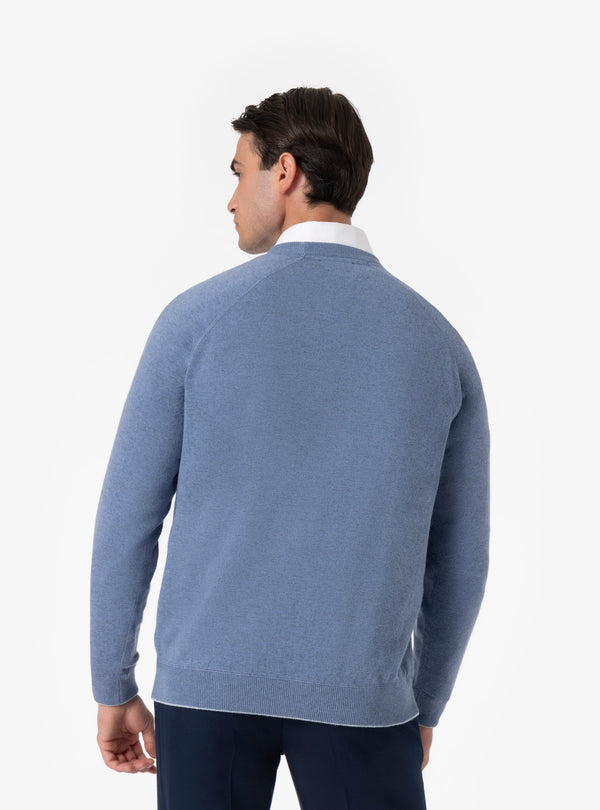 Pull col rond en cachemire mélangé - Porto