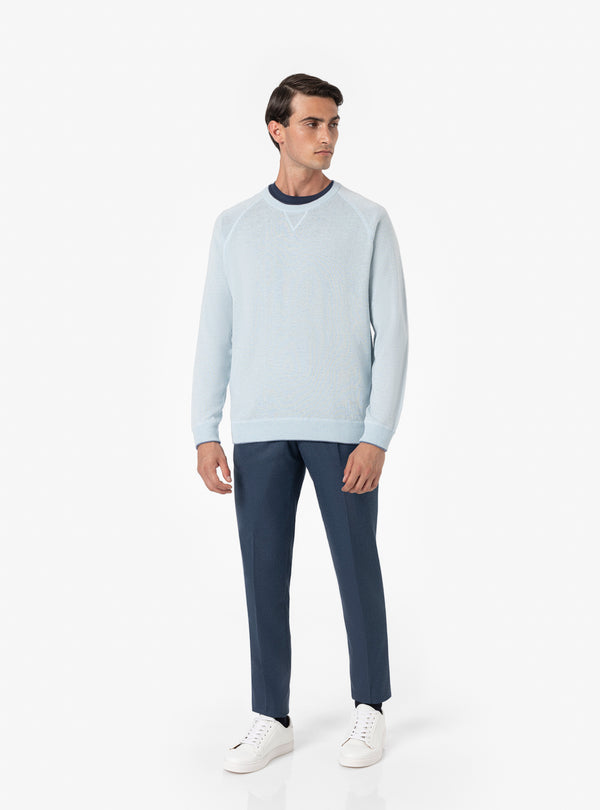 Maglia a Girocollo in misto Cashmere - Porto