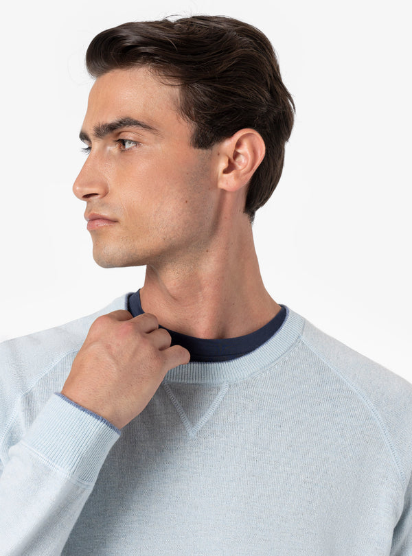 Maglia a Girocollo in misto Cashmere - Porto