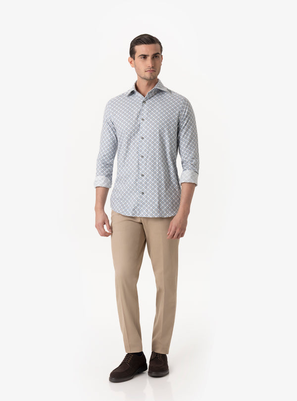 Lucania - Camicia in Flanella Collo Francese | Calore e Stile per l’Inverno