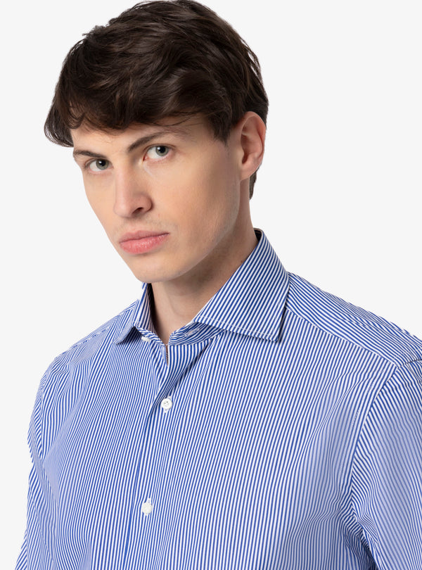 Camicia Regular collo francese in cotone - Pura Eleganza