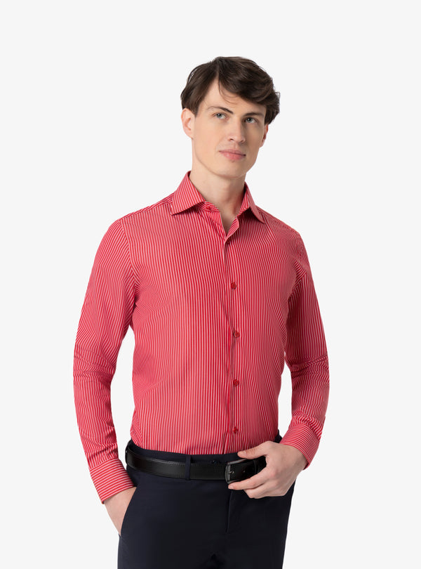 Camicia Regular collo francese in cotone - Pura Eleganza
