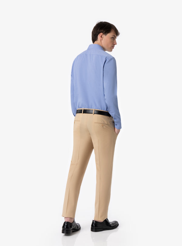 Camicia Regular collo francese in cotone - Pura Eleganza