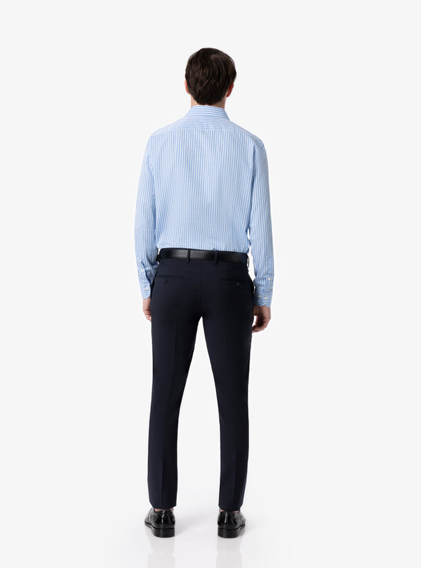 Camicia Regular collo francese in cotone - Pura Eleganza