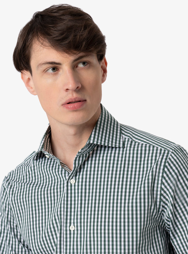 Camicia Regular collo francese in cotone - Pura Eleganza